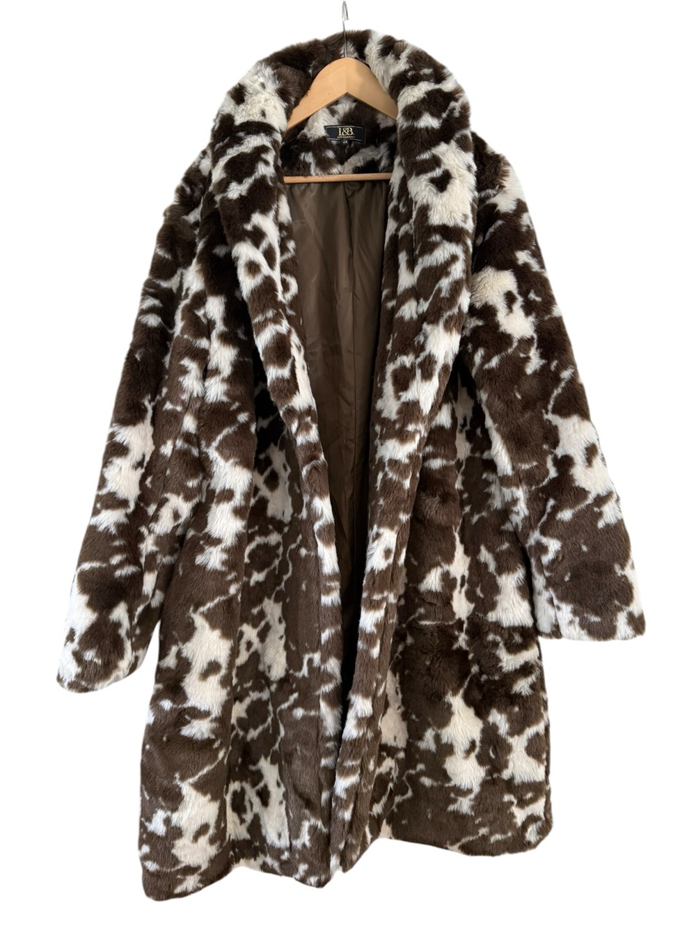 Lucky and Blessed Faux Fur Coat Women’s Size 2X